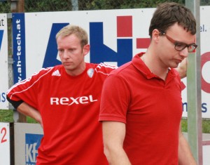 Diesenberger und Trainer Paulik DSG Thalheim Foto H Erhardt 