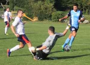 DSG Thalheim feierte den 5 Sieg im 5 Spiel in der DSG Liga Elvis Ekmecic erzielte das 1 zu 0 Pressefoto Erhardt