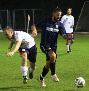 ExTennisspieler Daniel Köllerer DSG WalgeggSteg rechts gegen  DSG Thalheim Pressefoto Erhardt