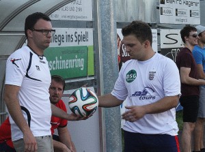 Spielertrainer Jürgen Paulik DSG Thalheim Pressefoto Erhardt